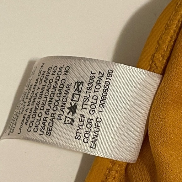 Time and Tru Gold Topaz Bikini Size Small - Picture 7 of 7